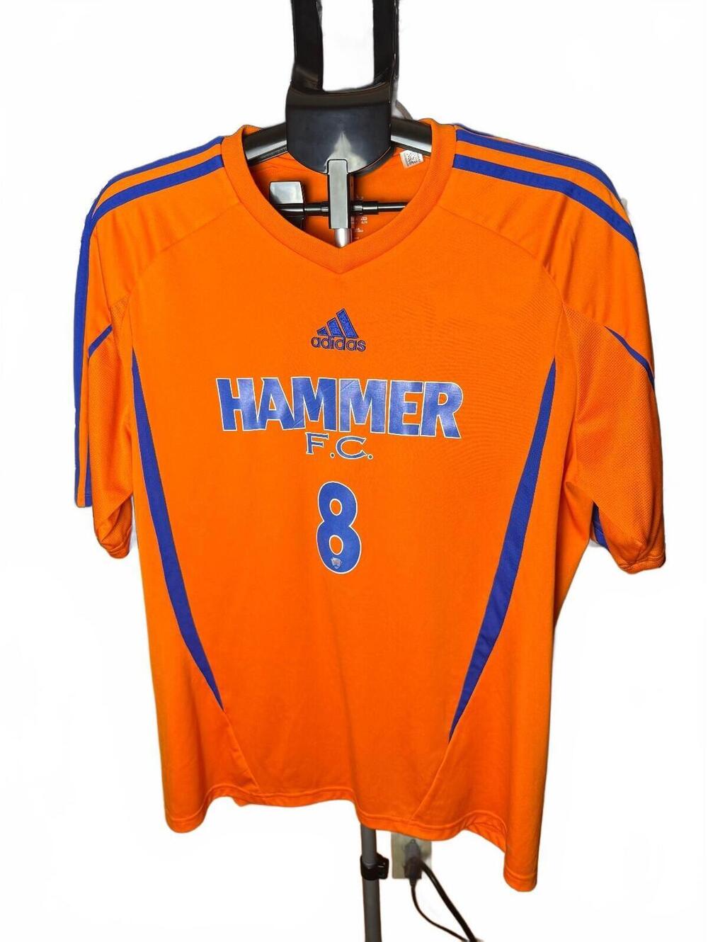 Adidas Hammer FC Cincinnati Orange and Blue Soccer Jersey sz XL
